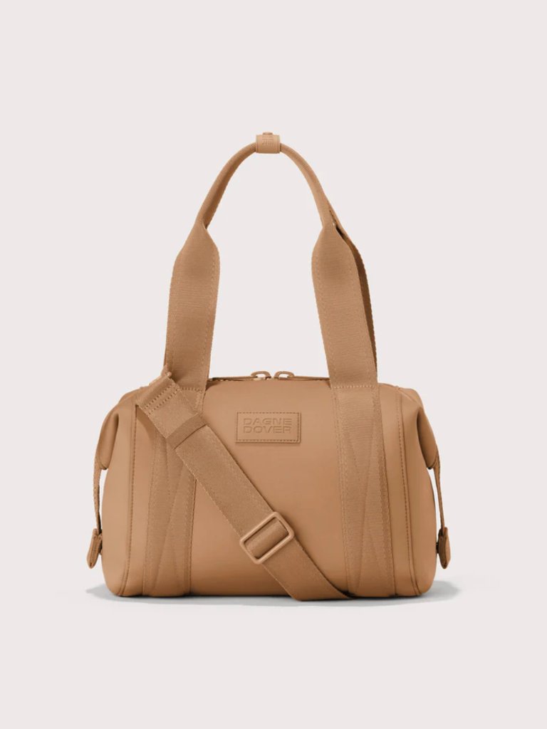 Dagne Dover Camel Duffle Landon Neoprene Carryall Bag Extra Small